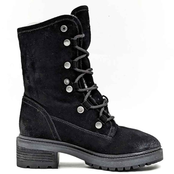Canyon Mid-calf Ankle Combat Leather Boots Szs 9 and 9.5 NEW - Picture 2 of 12